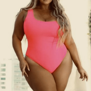 Vibrant Pink Women's One-Piece Swimsuit